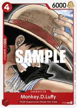 Monkey.D.Luffy (P-022) (V.1) P Promo Near Mint Englisch