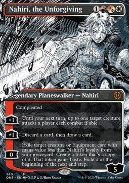 Nahiri die Unbarmherzige (V.2) XONE-343 Mythic Excellent Deutsch Foil