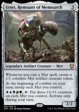 Urtet, Remnant of Memnarch ONC-28 Mythic Near Mint Englisch