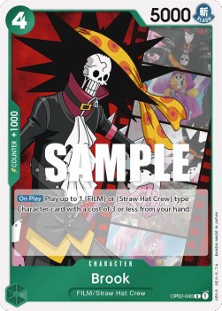 Brook (OP02-040) OP02 Rare Near Mint Englisch