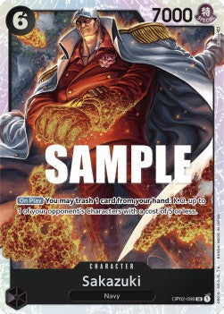 Sakazuki (OP02-099) (V.1) OP02 Super Rare Near Mint Englisch