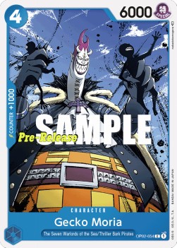 Gecko Moria (OP02-054) OP02P Common Near Mint Englisch