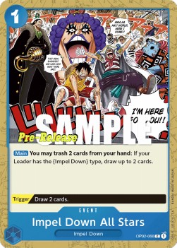 Impel Down All Stars (OP02-066) OP02P Common Near Mint Englisch