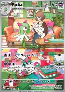 Kirlia SVI-212 Illustration Rare Excellent Deutsch
