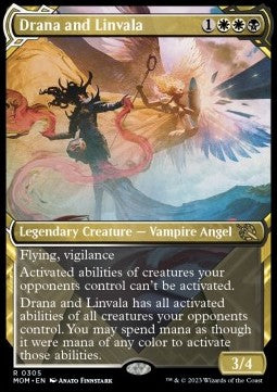 Drana and Linvala XMOM-305 Rare Near Mint Englisch Foil