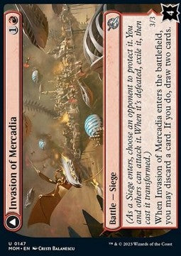 Invasion of Mercadia // Kyren Flamewright MOM-147 Uncommon Near Mint Deutsch