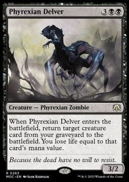 Phyrexian Delver MOC-263 Rare Near Mint Englisch