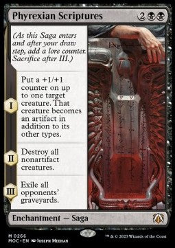 Phyrexian Scriptures MOC-266 Mythic Excellent Englisch