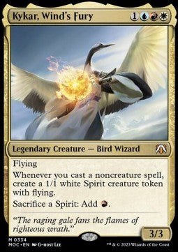 Kykar, Zorn des Windes MOC-334 Mythic Excellent Deutsch