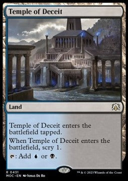 Temple of Deceit MOC-431 Rare Near Mint Englisch