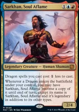 Sarkhan, Soul Aflame MAT-46 Mythic Near Mint Deutsch