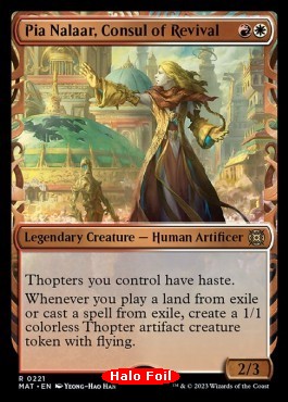 Pia Nalaar, Consul of Revival XMAT-221 Rare Excellent Englisch Foil