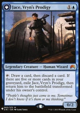 Jace, Vryn's Prodigy // Jace, Telepath Unbound SLCFCB-60 Mythic Near Mint Englisch