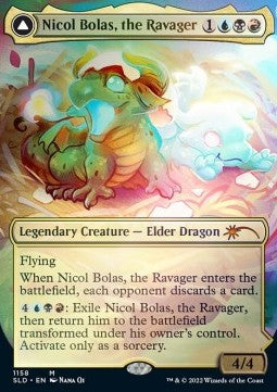 Nicol Bolas, the Ravager // Nicol Bolas, the Arisen SLCFCB-1158 Mythic Near Mint Englisch Foil