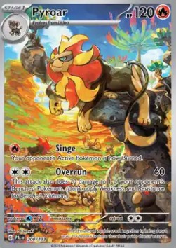 Pyroar PAL-200 Illustration Rare Good Italienisch