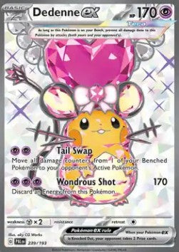 Dedenne ex PAL-239 Ultra Rare Boosterfrisch Deutsch