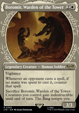 Boromir, Warden of the Tower (V.1) XLTR-302 Rare Good Englisch