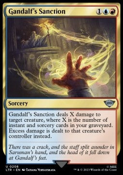 Gandalf's Sanction LTR-208 Uncommon Near Mint Englisch Foil