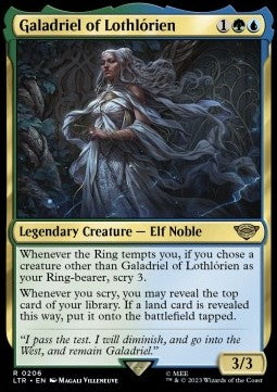 Galadriel of Lothlórien LTR-206 Rare Near Mint Englisch