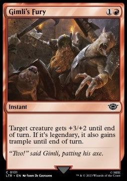 Gimli's Fury LTR-131 Common Near Mint Englisch