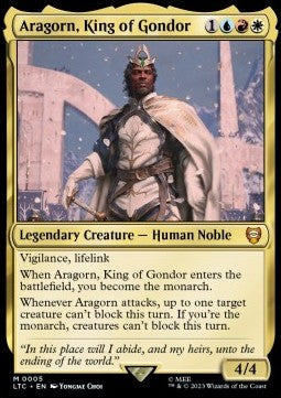 Aragorn, König von Gondor LTC-5 Mythic Excellent Deutsch Foil