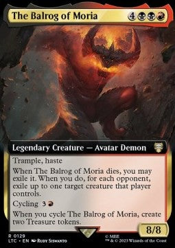 The Balrog of Moria XLTC-129 Rare Near Mint Englisch