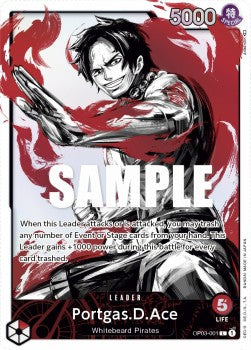 Portgas.D.Ace (OP03-001) (V.2) OP03 Alternate Art Near Mint Englisch