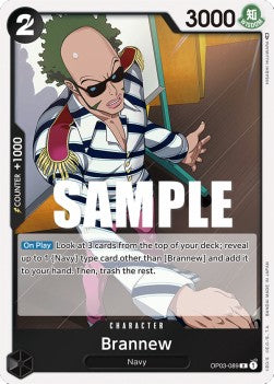 Brannew (OP03-089) OP03 Rare Near Mint Englisch