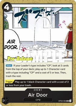 Air Door (OP03-094) OP03P Uncommon Near Mint Englisch