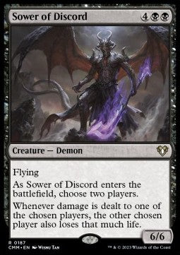 Sower of Discord CMM-187 Rare Excellent Englisch Foil