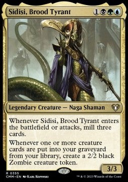 Sidisi, Brood Tyrant CMM-355 Rare Excellent Englisch Foil