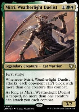 Mirri, Weatherlight Duelist CMM-347 Rare Excellent Englisch