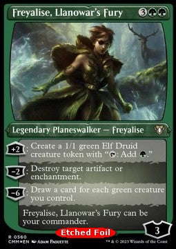 Freyalise, Llanowar's Fury XCMM-560 Rare Near Mint Englisch Foil