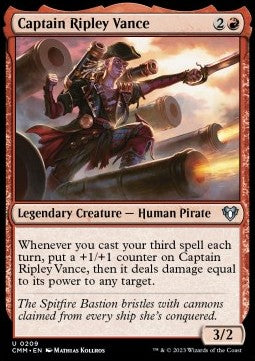 Captain Ripley Vance CMM-209 Uncommon Excellent Englisch