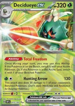 Decidueye ex OBF-015 Double Rare Good Englisch