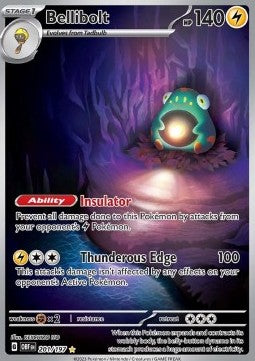 Bellibolt OBF-201 Illustration Rare Good Englisch