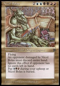 Nicol Bolas LEG- Rare Played Englisch