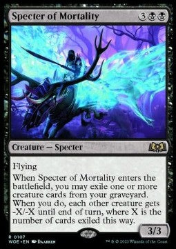 Specter of Mortality WOE-107 Rare Near Mint Englisch Foil