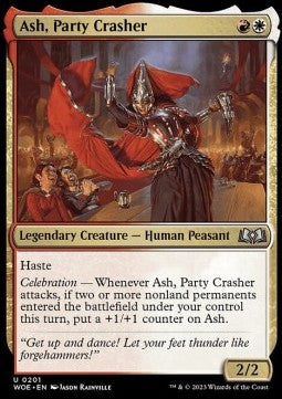 Ash, Party Crasher WOE-201 Uncommon Near Mint Englisch