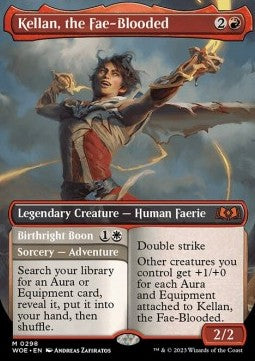 Kellan, the Fae-Blooded // Erb-Segen (V.2) XWOE-298 Mythic Near Mint Deutsch