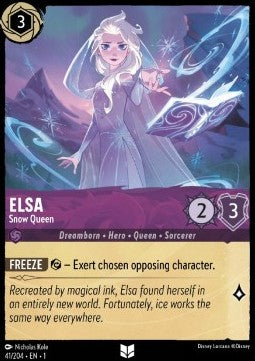 Elsa - Eiskönigin 1TFC-41 Uncommon Boosterfrisch Deutsch Foil