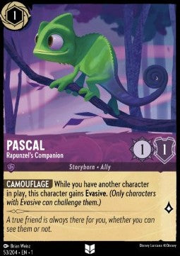 Pascal - Rapunzels Begleiter 1TFC-53 Uncommon EX Deutsch