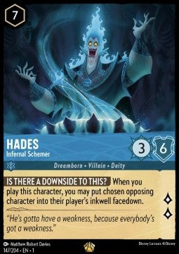 Hades - Infernal Schemer 1TFC-147 Legendary Near Mint Englisch Foil