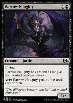 Barrow Naughty WOE-81 Common Near Mint Englisch