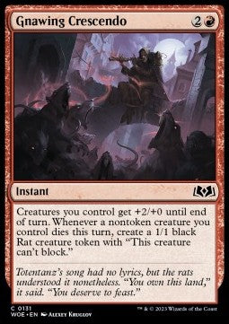 Gnawing Crescendo WOE-131 Common Near Mint Englisch