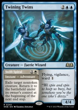 Twining Twins // Swift Spiral WOE-240 Rare Near Mint Englisch