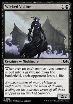 Wicked Visitor WOE-118 Common Near Mint Englisch