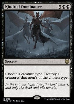 Kindred Dominance WOC-113 Rare Near Mint Englisch