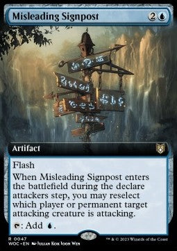 Misleading Signpost XWOC-47 Rare Good Englisch