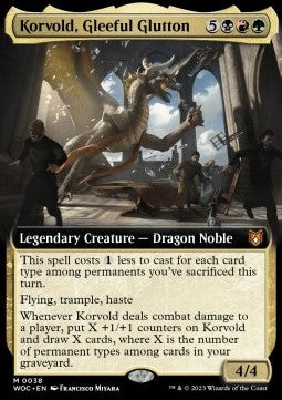 Korvold, Gleeful Glutton XWOC-38 Mythic Near Mint Englisch Foil